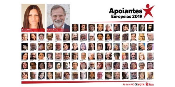 Mais de 90 personalidades apelam ao voto no Bloco para as europeias