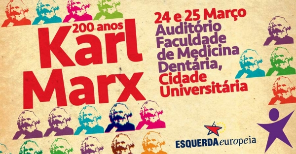 200 anos de Karl Marx: Bloco organiza conferência internacional