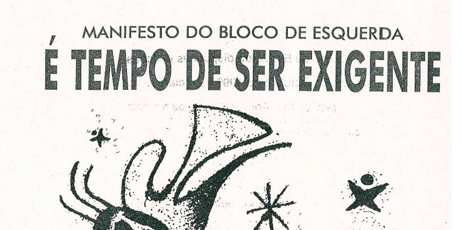 Manifesto Legislativas 1999