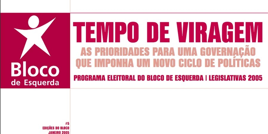 Manifesto Legislativas 2005