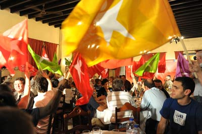 Jantar no Barreiro juntou centena e meia de apoiantes da candidatura. Foto Paulete Matos