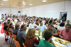 Almoço na Carregueira junta bloquistas do concelho da Chamusca. Foto Paulete Matos