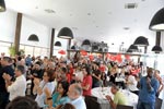 Almoço do Bloco em Abrantes. Foto de Paulete Matos