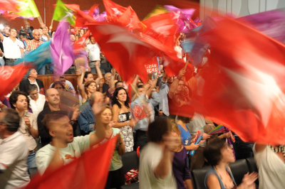 Comício do Bloco em Santa Maria da Feira - Foto de Paulete Matos
