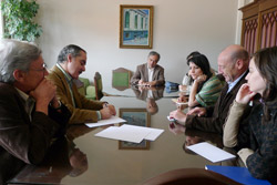 Reunião com a direcção da Casa do Douro