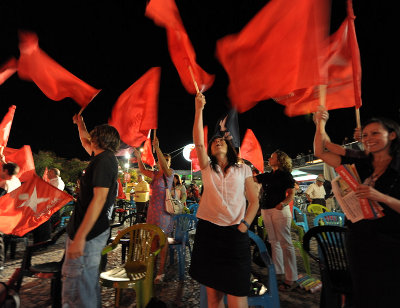 Comício em Castelo Branco