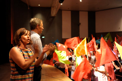 Comício em Faro. Foto de Paulete Matos