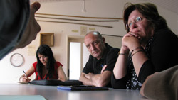 Marisa Matias, Miguel Portas e Zuraida Soares. Foto Bloco
