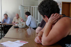 Reunião em Seia. Foto Paulete Matos