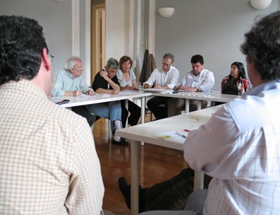 Reunião do Bloco com trabalhadores dos CTT de Lisboa - Foto de Paulete Matos
