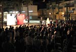 Comício em Quarteira, em Agosto de 2007. Foto Paulete Matos