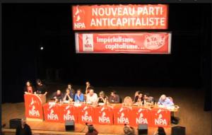 Comício da esquerda anticapitalista europeia em Paris