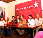 Conferência de imprensa da nova Comissão Coordenadora Regional do Bloco/Madeira