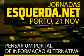 Jornadas esquerda.net terão lugar dia 21 de Novembro no Porto