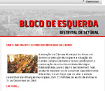 Site da distrital de Setúbal do Bloco de Esquerda
