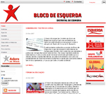 Bloco alarga presença na internet