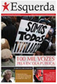 Capa da edição 27 do jornal "Esquerda"