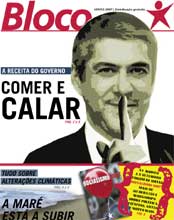 Capa do jornal de Verão do BE