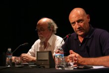 François Georgeon e Miguel Portas. Foto de André Beja