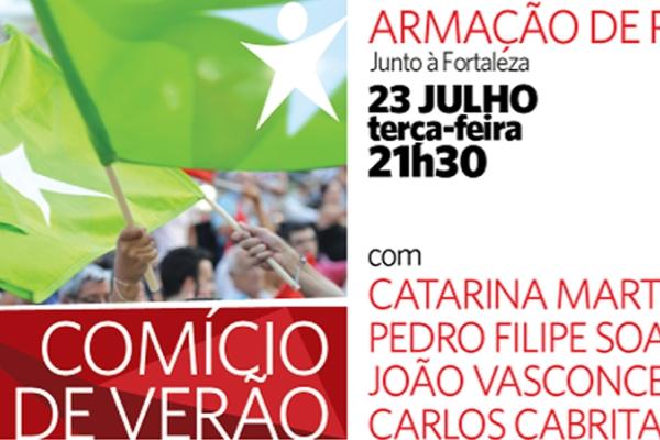 Comício de verão do Bloco - Armação de Pêra