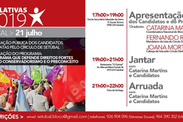 Setúbal: Apresentação dos/as Candidatos/as e programa do Bloco