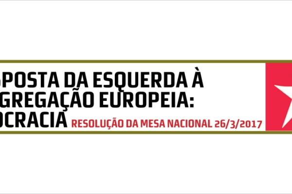 Mesa Nacional reuniu a 26 de março