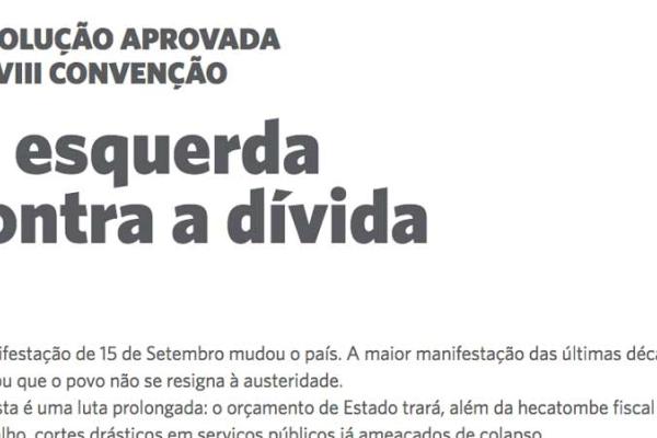 Resolução da VIII Convenção Nacional do Bloco