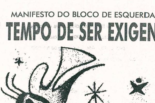 Manifesto Legislativas 1999