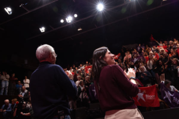 Mariana e Louçã em comício para &quot;juntar, juntar, juntar&quot; contra a direita