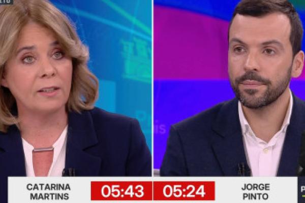 Debate completo: Catarina Martins e Jorge Pinto