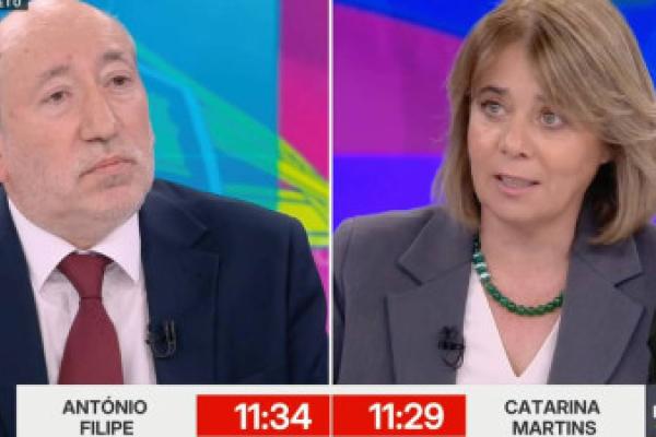 Debate completo: Catarina Martins e António Filipe