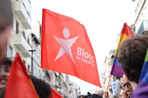 bandeira do Bloco de Esquerda