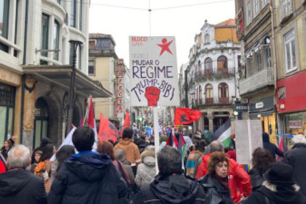 Lisboa e Porto manifestaram-se contra a guerra