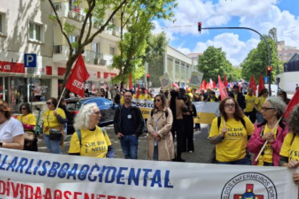 Dia Internacional do Enfermeiro assinalado com greve e protestos