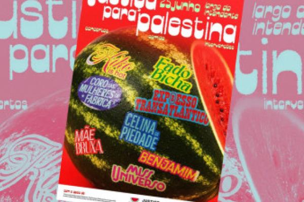 Festival junta artistas e intervenções políticas por “Justiça para a Palestina”