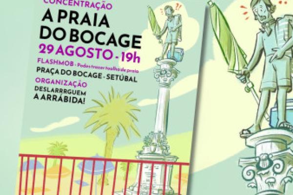 Ativistas vão transformar Praça do Bocage em “praia do Bocage”